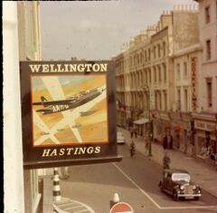 H01067 Pub sign, The Wellington, 43 White Rock, Hastings c.1950 - Flickr - East Sussex Libraries Historical Photos.jpg